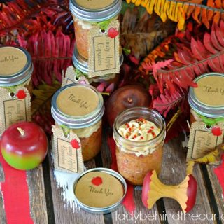Candy Apple Cupcake Party Favors