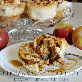 Caramel Apple Cinnamon Rolls