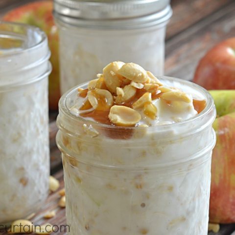 Caramel Apple Overnight Oatmeal