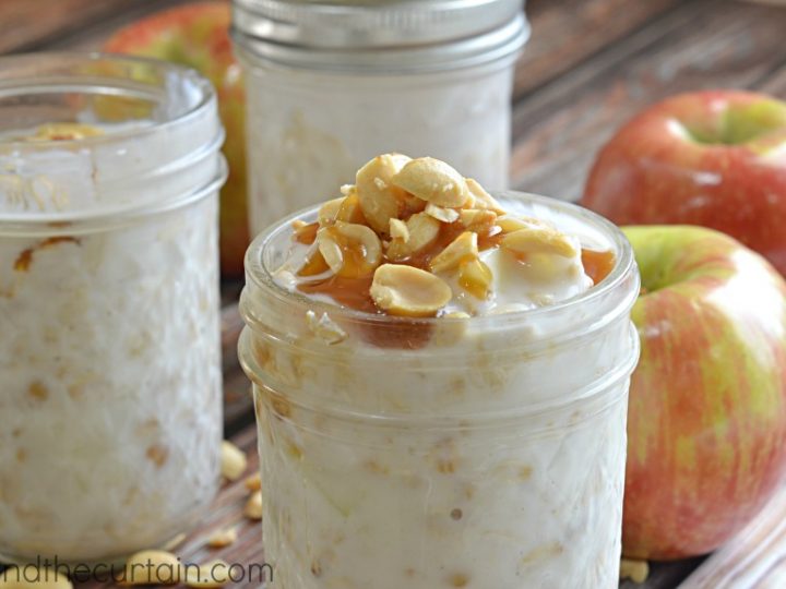 Caramel Apple Overnight Oatmeal