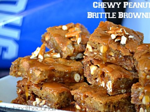 Image for Chewy Peanut Brittle Brownies
