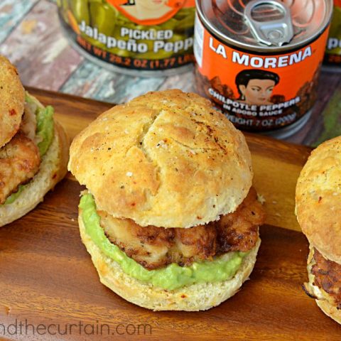 Chipotle Honey Biscuit Chicken Sliders