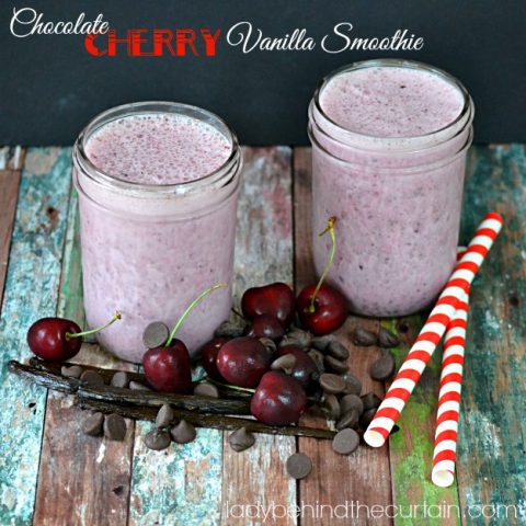 Chocolate Cherry Vanilla Smoothie