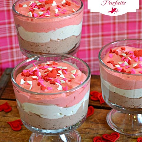 Chocolate Marshmallow Raspberry Parfaits