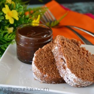 Chocolate Pound Cake with Hot Fudge Sauce