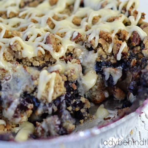 Cinnamon Blueberry Crumble