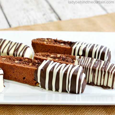 Coffee Shop Brownie Mix Biscotti