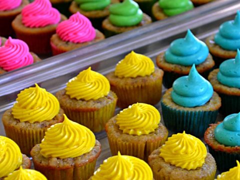 Image for Colorful Mini Hummingbird Cupcakes