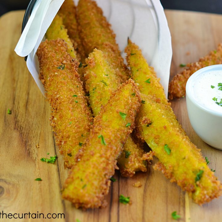 Copycat Disneyland Fried Pickles PLUS Homemade Ranch Dressing