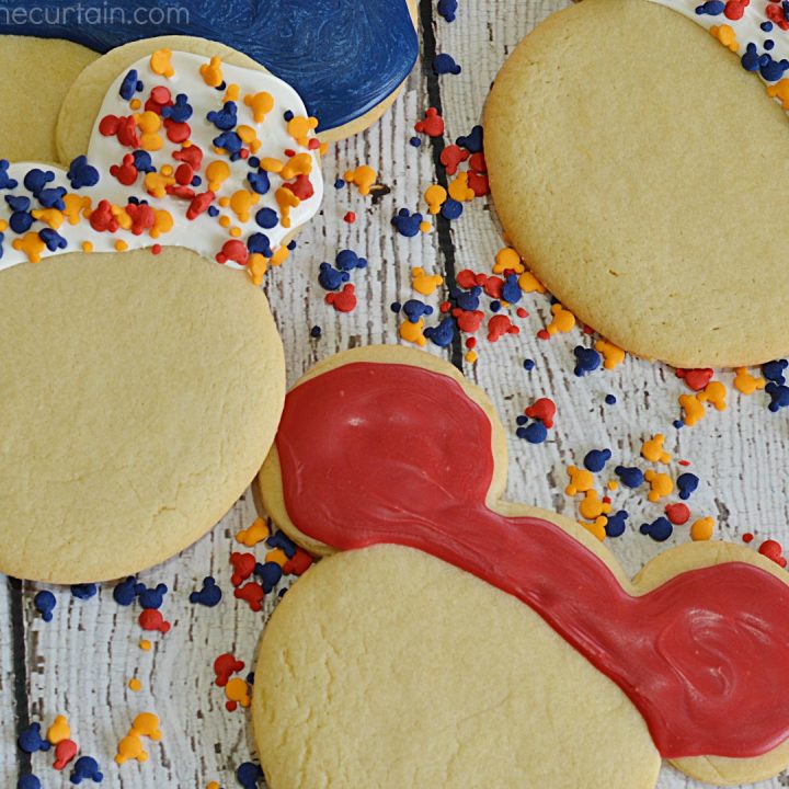 Copycat Disneyland Mickey Mouse Sugar Cookies