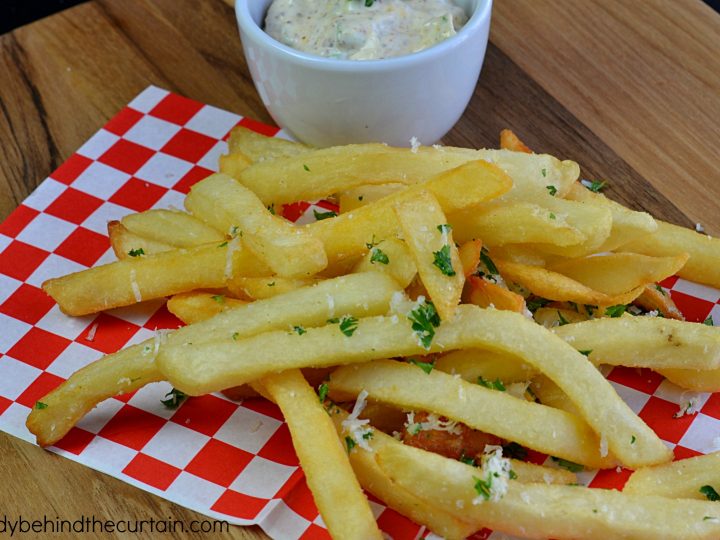 Copycat Disneyland Pommes Frites with Spicy Cajun Remoulade