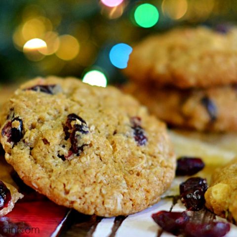 Cranberry Bliss Oatmeal Cookies
