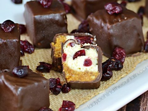 Cranberry Cheesecake Bites