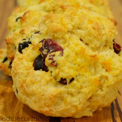 Cranberry Orange Drop Biscuits