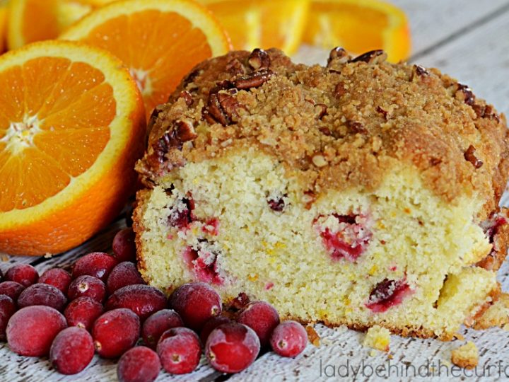 Image for Cranberry Orange Streusel Quick Bread