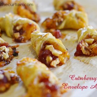 Cranberry Pear Envelope Appetizers