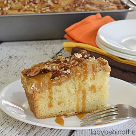 How to Make Easy Caramel Sheet Cake