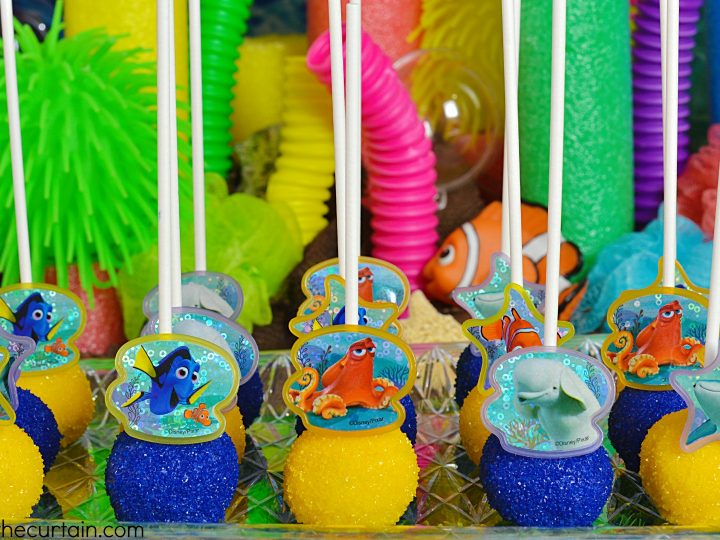Finding Dory Cake Batter Pops