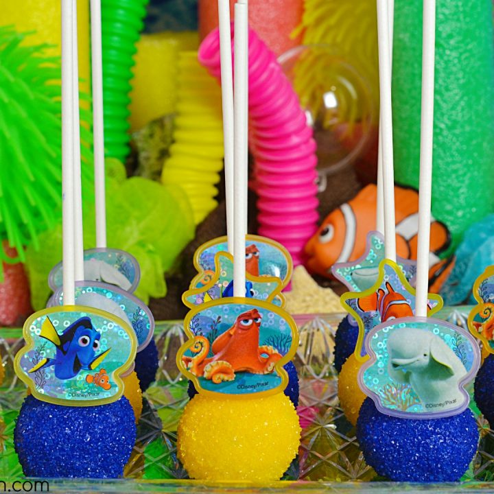 Finding Dory Cake Batter Pops