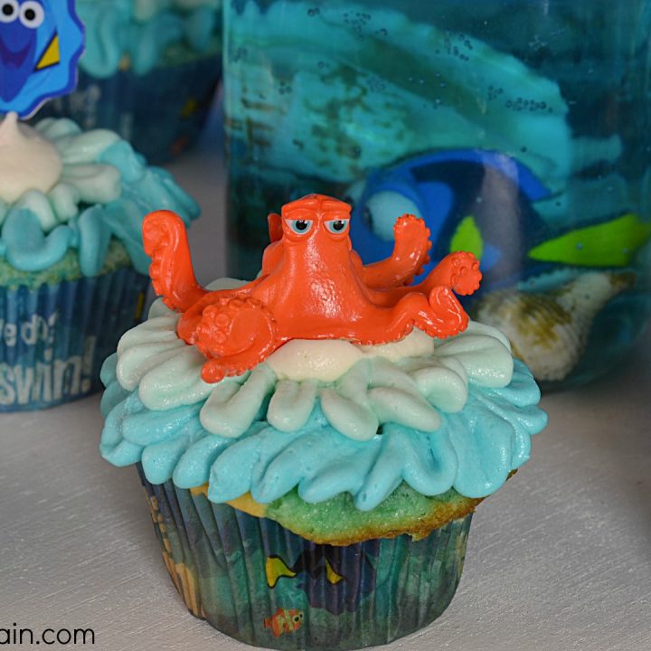 Finding Dory Ocean Water Cupcakes