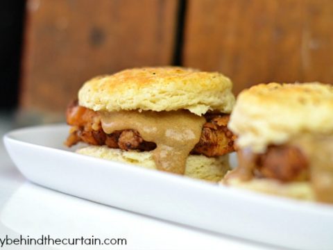Fried Chicken Biscuit Sandwiches