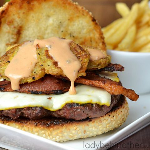 Fried Green Tomato Burgers