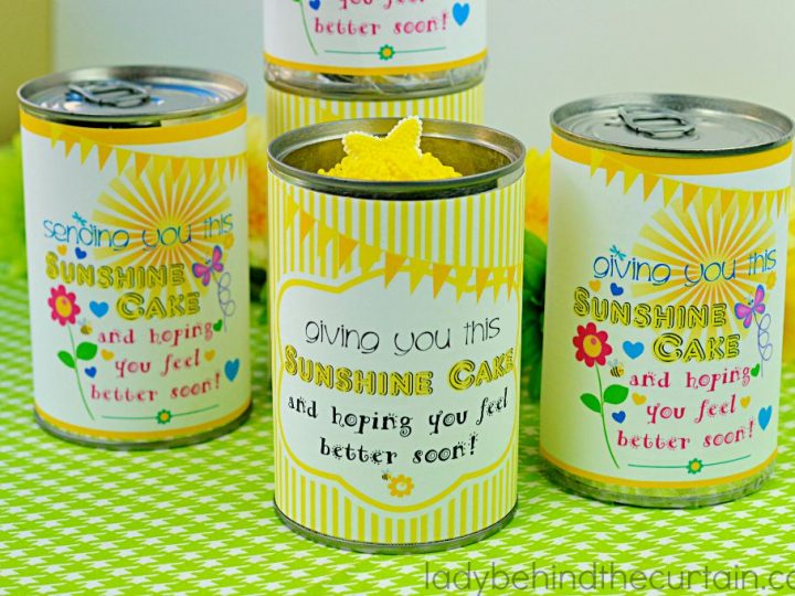 Image for Get Well Soon Sunshine Cake in a Can