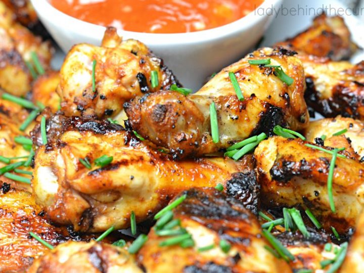 Image for Grilled Apricot and Peach Chicken Wings