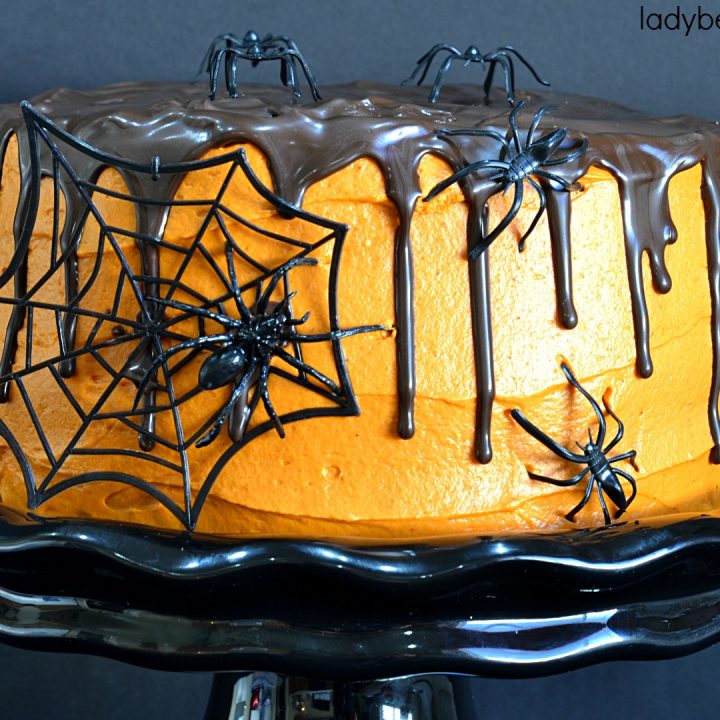 Halloween Chocolate Pumpkin Cake