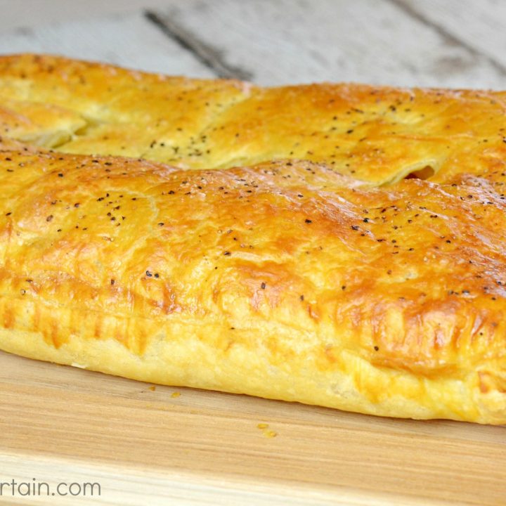 Ham and Cheese Slab Pie