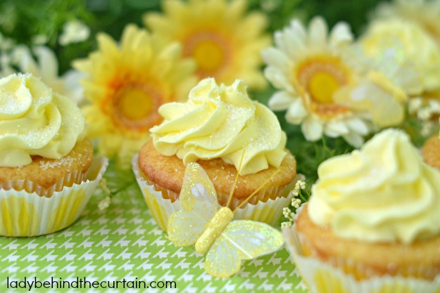 Lemon Truffle Cupcake Surprise