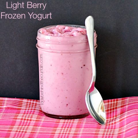 Light Berry Frozen Yogurt