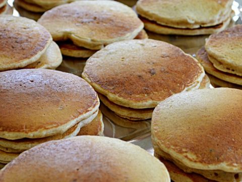 Light Cranberry Orange Pancakes