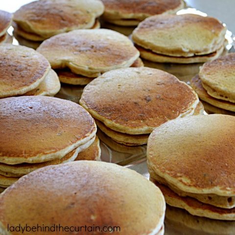 Light Cranberry Orange Pancakes