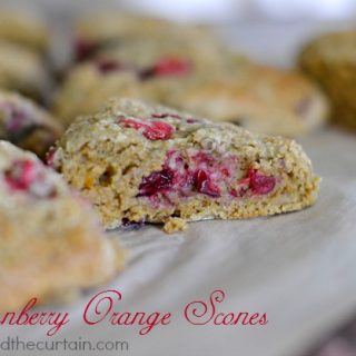 Light Cranbery Orange Scones