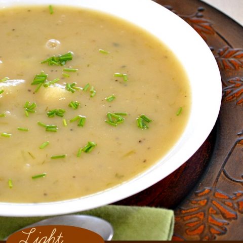 Light Creamed Potato Soup