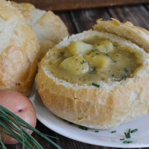 Light Creamed Vegetarian Potato Soup