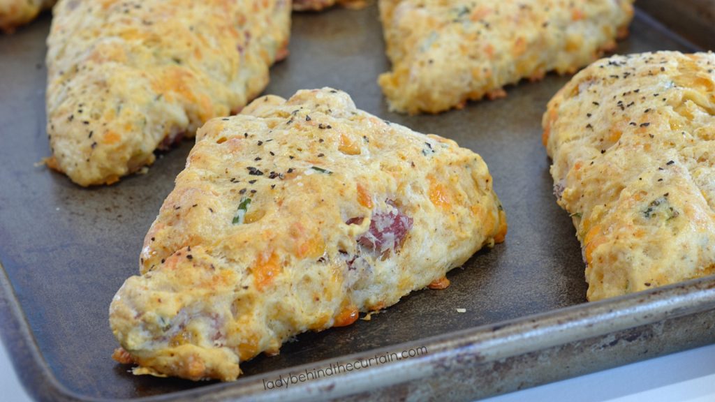ham and cheese scones