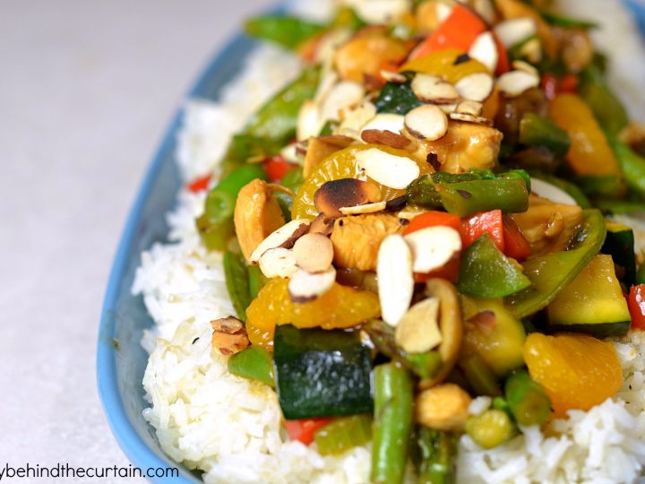 Light Orange Chicken Stir Fry