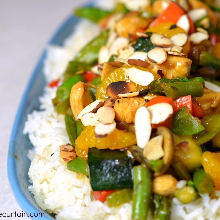 Light Orange Chicken Stir Fry