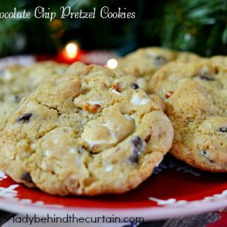 Loaded Chocolate Chip Pretzel Cookies