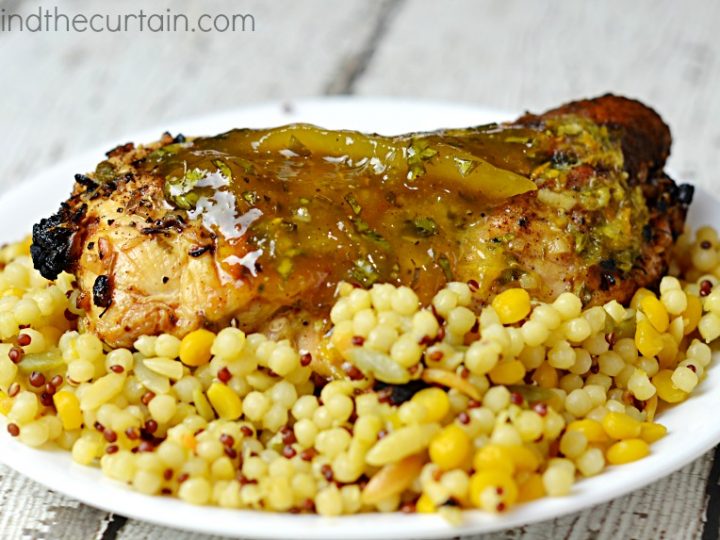 Mango Barbecued Jerk Chicken