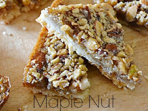 Maple Nut Pie Bars