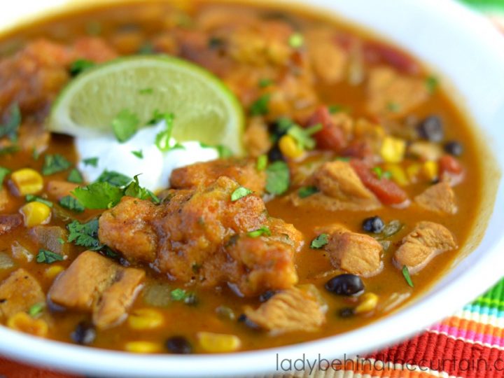 Mexican Chicken Soup With Cilantro Dumplings
