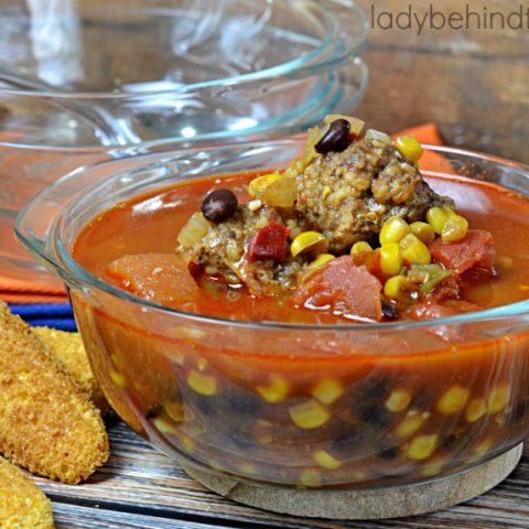 Mexican Meatball Soup