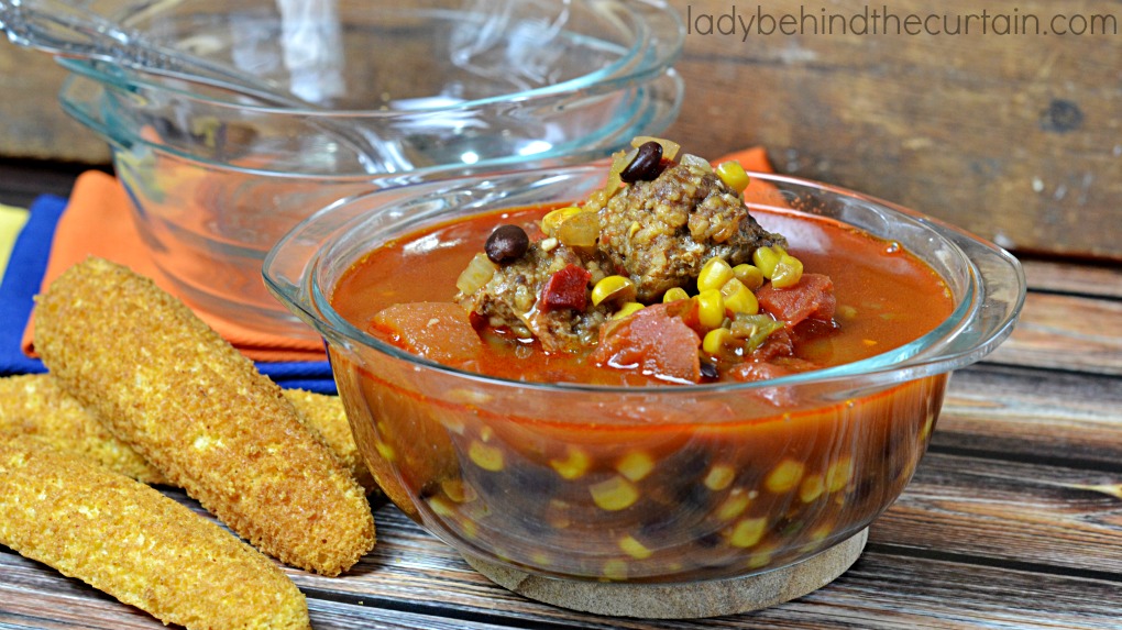 Mexican Meatball Soup