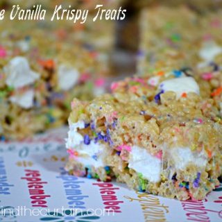 Microwave Vanilla Krispy Treats
