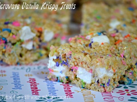 Microwave Vanilla Krispy Treats