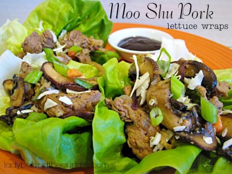Moo Shu Pork Lettuce Wraps