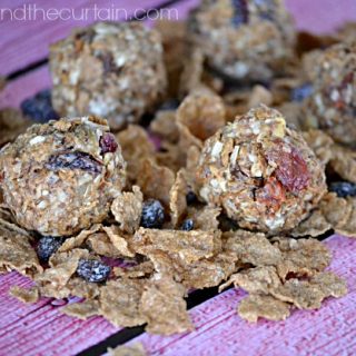 No Bake Breakfast Cereal Energy Bites